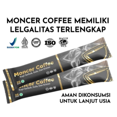 

MONCER COFFE PENAMBAH STAMINA PRIA BPOM