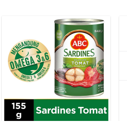 

abc sardines 155g
