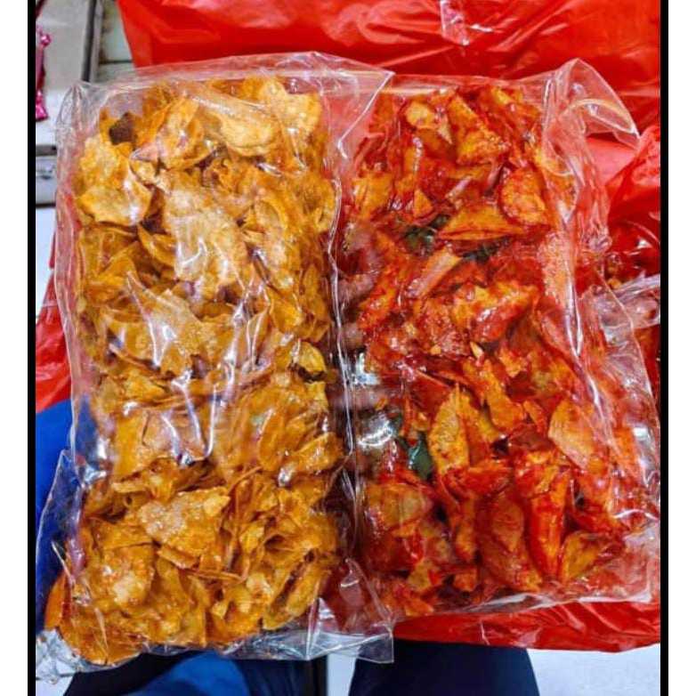 

Keripik Karamel Rasa Balado & Sambal Rujak – 500gr – Renyah, Gurih, Pedas Manis – Camilan Enak