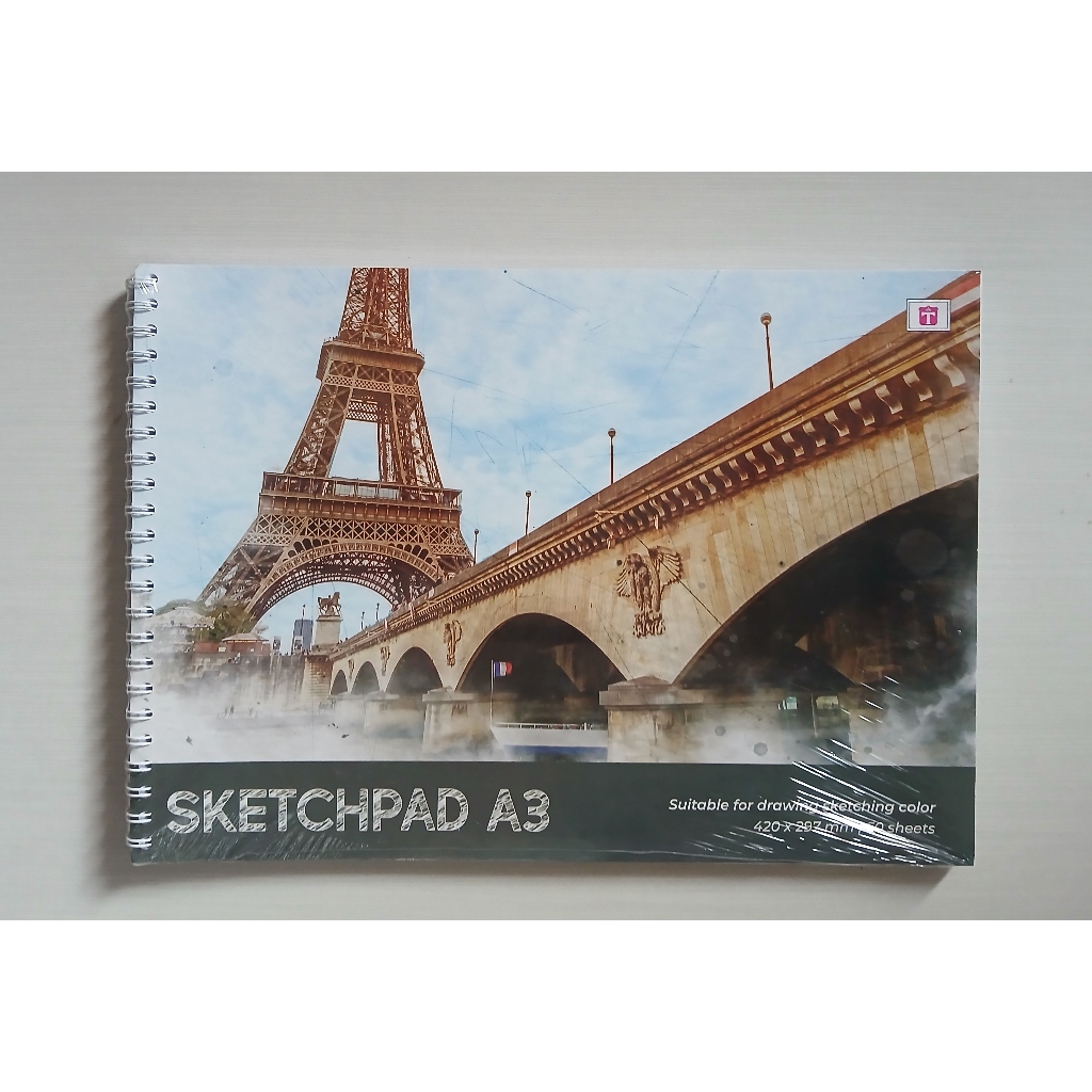 

Sketchbook A3 buku gambar tebal ukuran A3 50 Lembar RB9