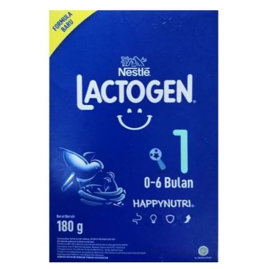 LACTOGEN 1 0-6 BULAN 180G / Susu bayi 0-6 Bulan