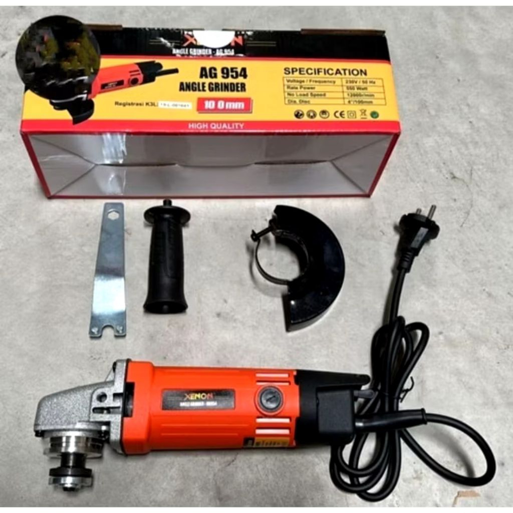 Mesin Gerinda Tangan XENON AG-954 4 Inch 550 Watt