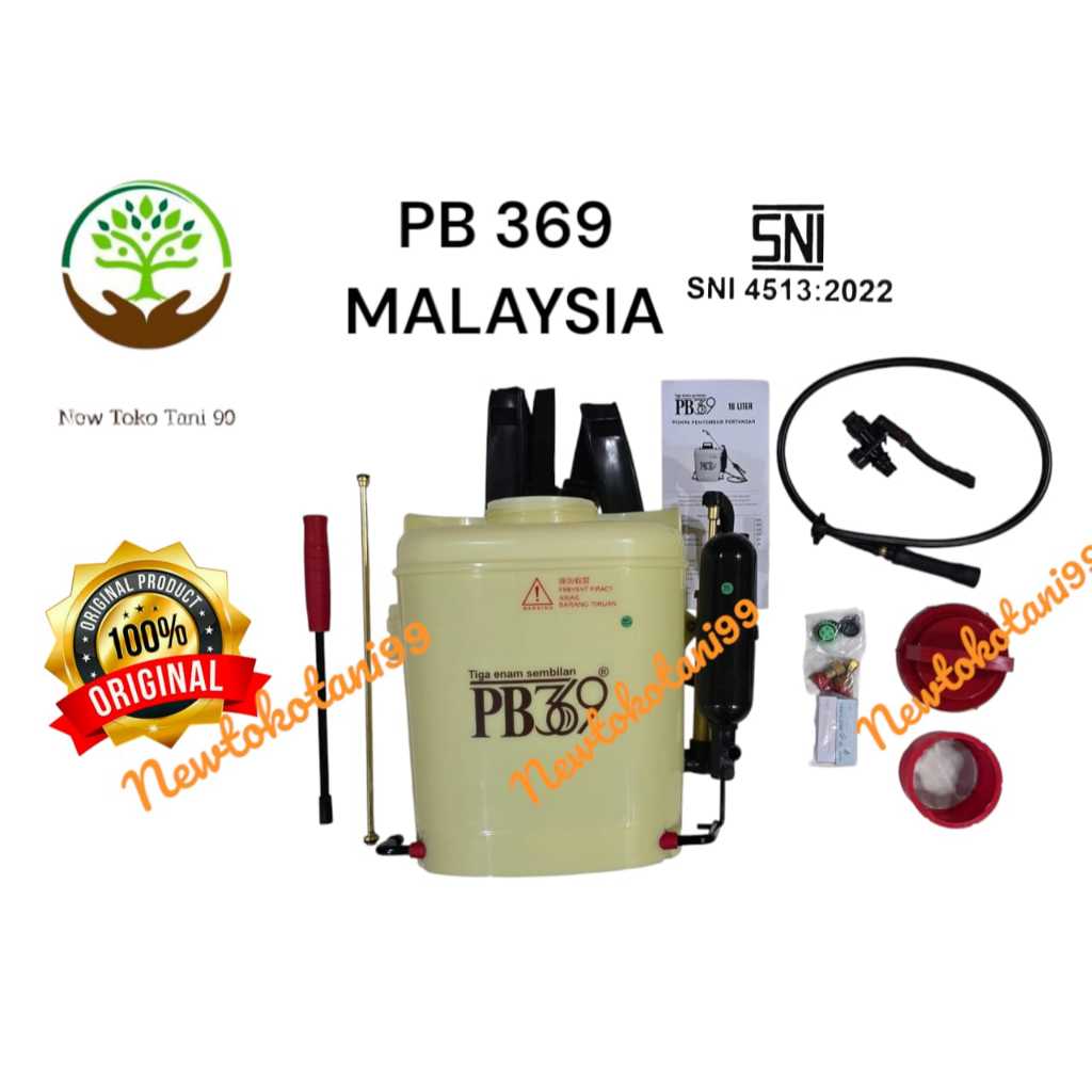 TT99 Sprayer PB16  PB369 malaysia ASLI tengki tangki semprot malaysia pb 16 manual