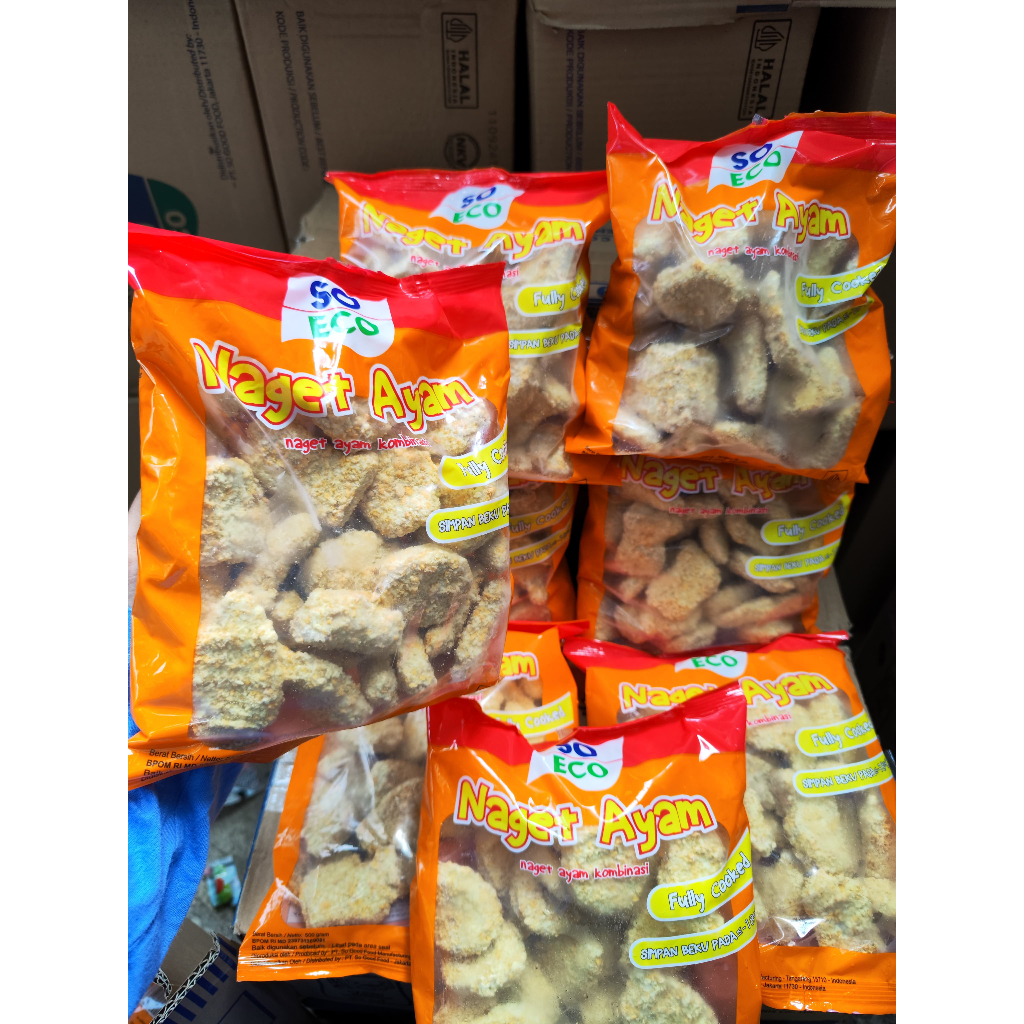 

SO ECO NUGGET AYAM 500 G FROZEN FOOD
