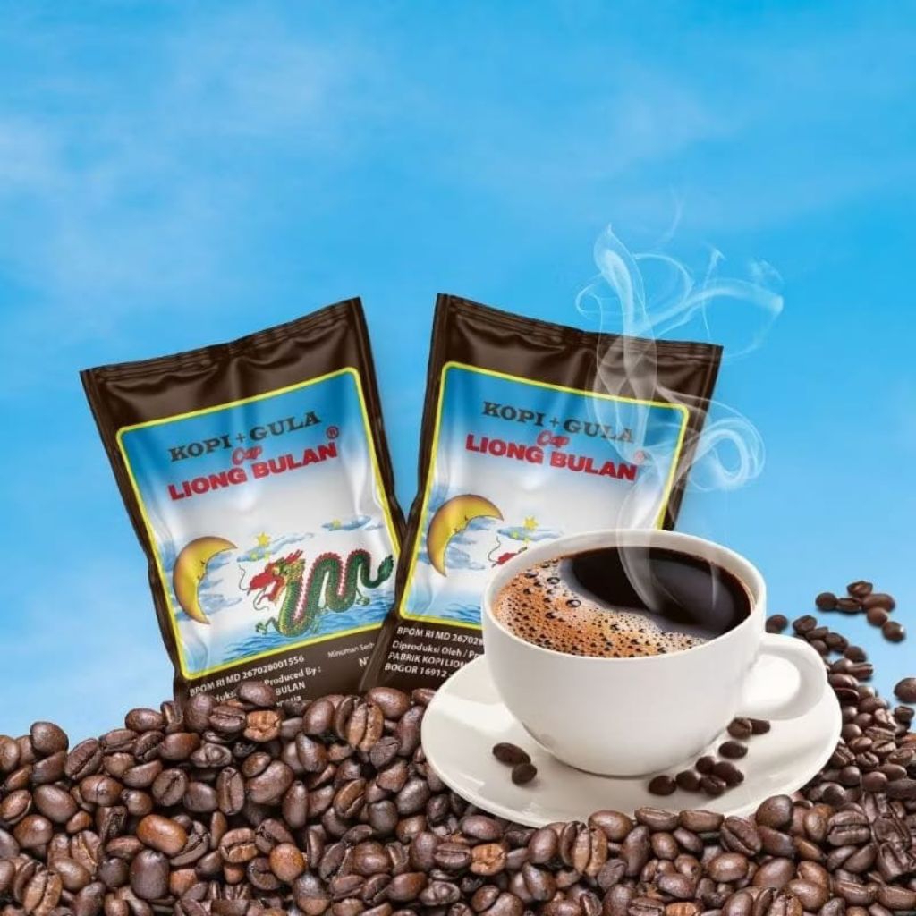 

Kopi Liong Bulan Plus Gula 1 pack (20 sachet)