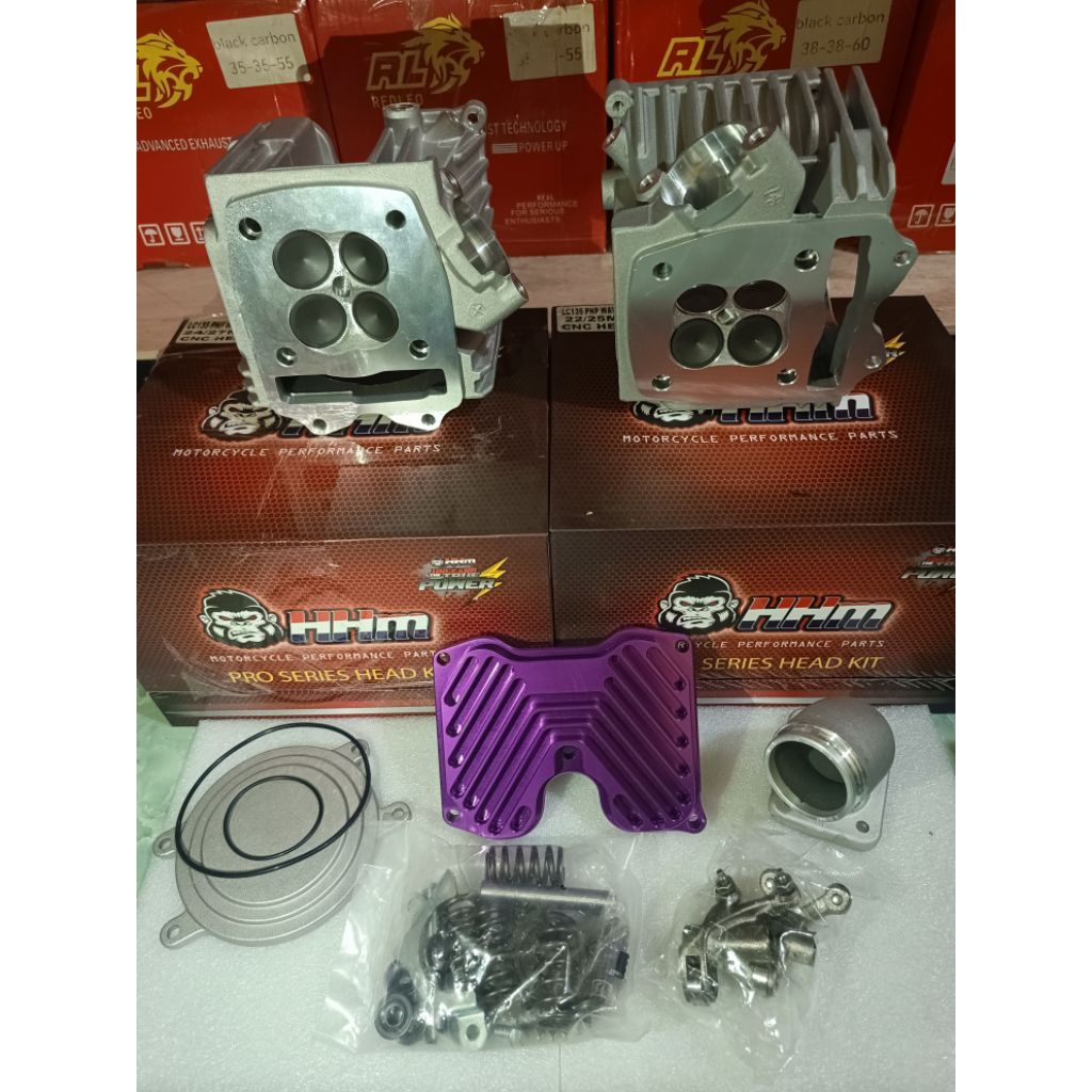 HEAD SUPRA 125 HHM RACING HEAD MX135 PNP SUPRA125 KPH 22/25 CNC PORTING
