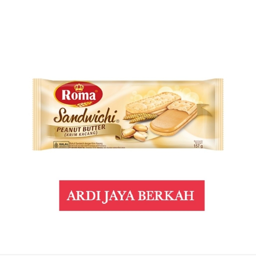 

Roma Sandwichi Krim Kacang 157g