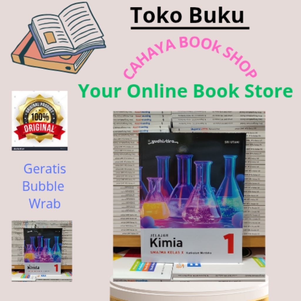 Buku Jelajah Kimia Kelas 10,11,12 SMA/MA Revisi Kurikilum Merdeka Yudhistira