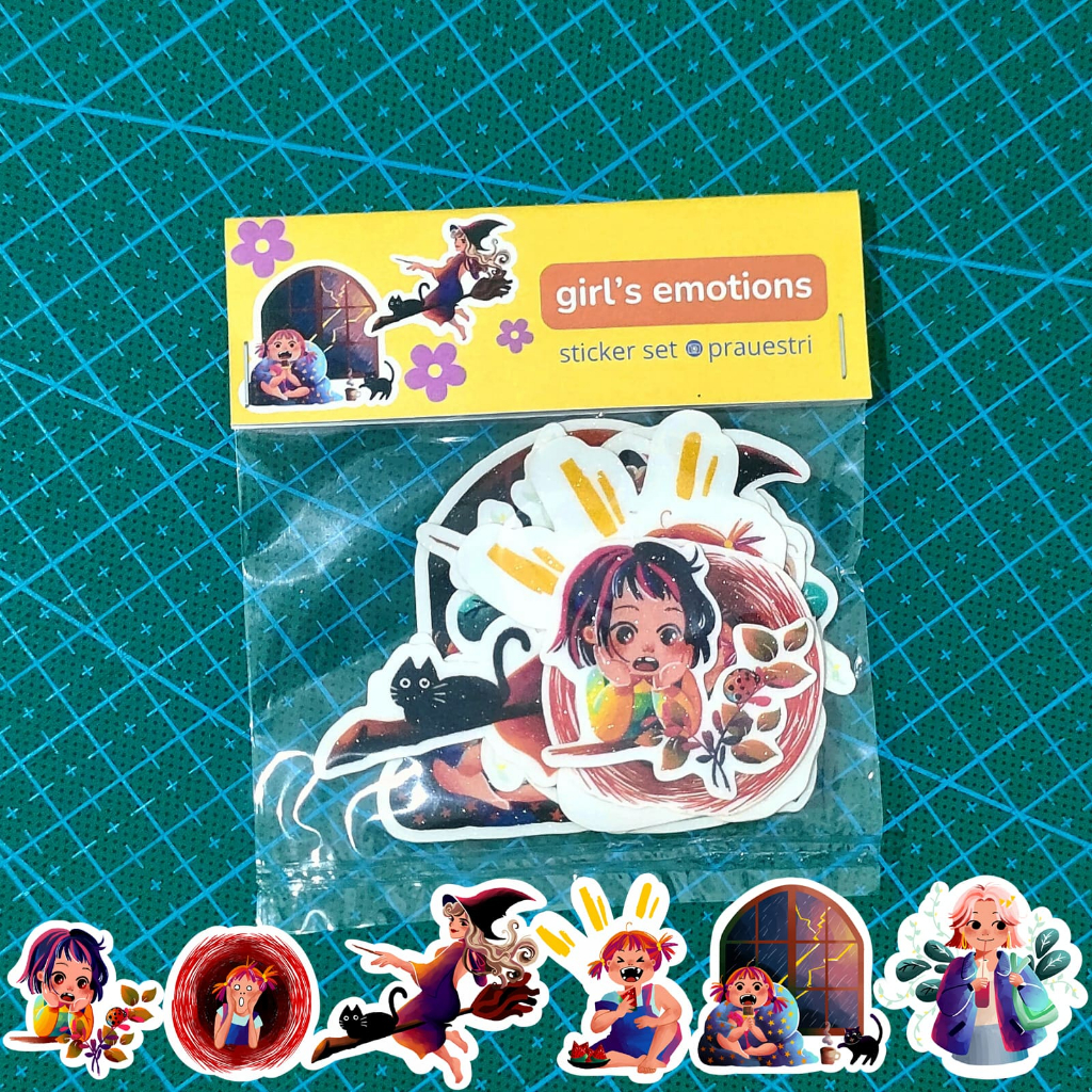 

Sticker Set Kucing & Stiker Anak Perempuan