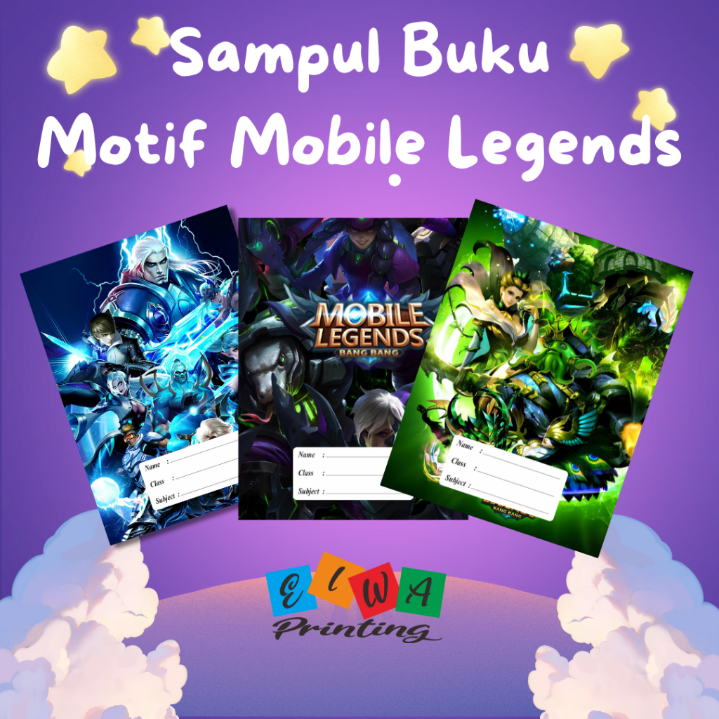 

(ISI 8 LEMBAR) SAMPUL BUKU TULIS SIDU CAMPUS BIGBOSS / SAMPUL BUKU MOTIF MOBILE LEGENDS / Sampul Custom / SAMPUL BUKU AESTHETIC