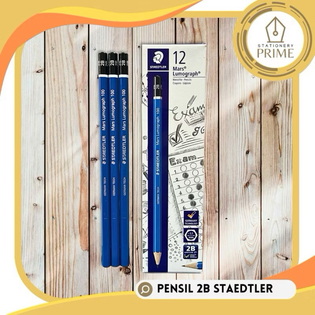 

Pensil Staedtler 2B Biru isi 12 pcs