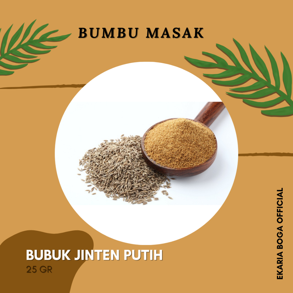 

BUMBU | BUMBU TABUR| BUMBU BUBUK| BUBUK JINTEN PUTIH 25 GR