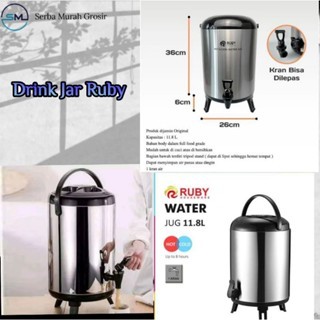 Tempat Air Minum/Dispenser Air/Tempat Minum/Water jug Dispenser/Drink Jar Ruby 11.8Lt