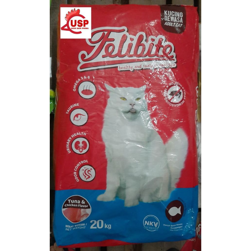 Pakan Kucing FELIBITE IKAN 1 SAK 20 kg