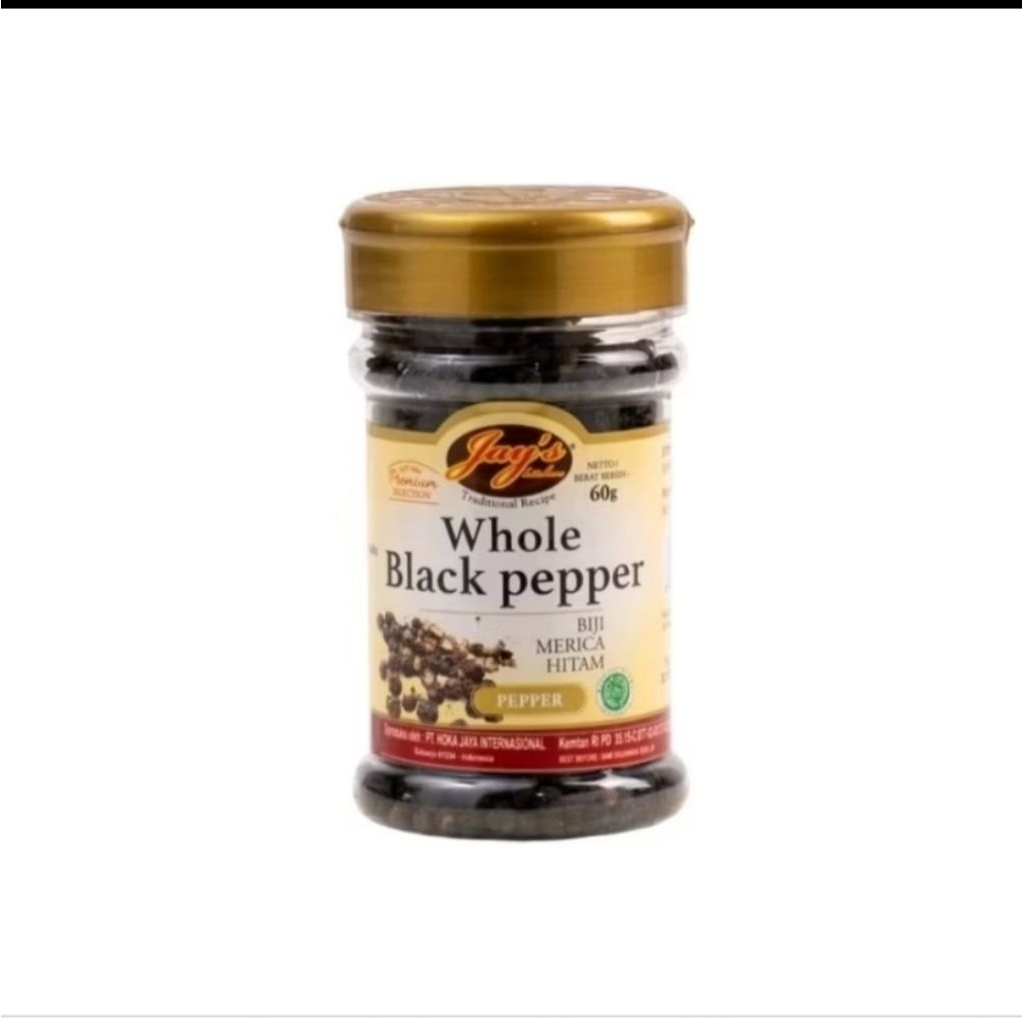 

Jays Whole Blackpepper 60gr / Jays Biji Merica Hitam