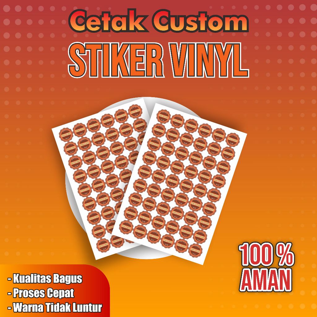 

Stiker Vinyl Custom Berkualitas
