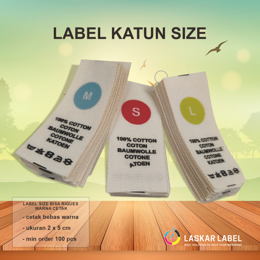 

100 pcs label size wahing, label washing size, CUSTOM LABEL SIZE,label baju size