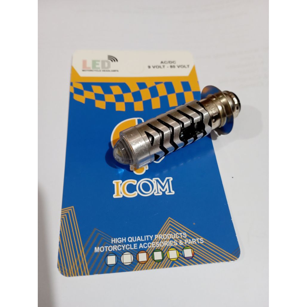 Lampu Depan Utama Sepeda motor LED Putih Kuning