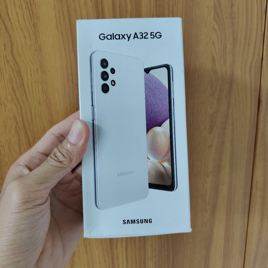 Dus Box Samsung Galaxy A32 5G Awesome White Resmi Sein Original Copotan