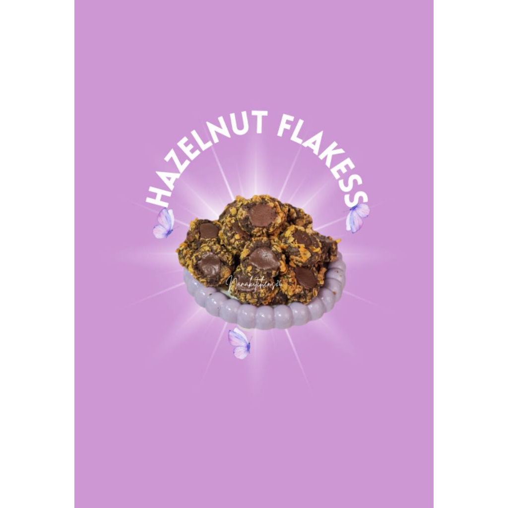 

hazelnut flakes (cornflakes)600ml
