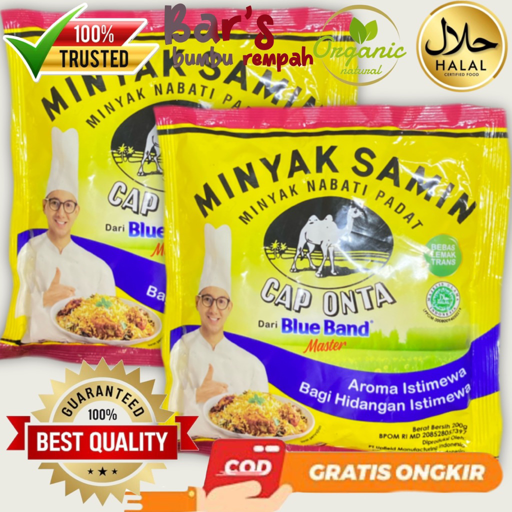 

Minyak samin 200gr / kemasan repack blueband premium
