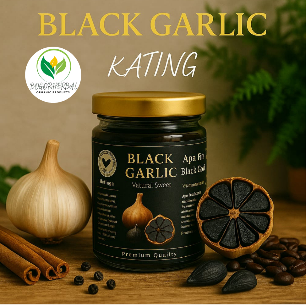 

PROMO BLACK GARLIC BAWANG HITAM KATING / BAWANG PUTIH PERMENTASI BAWANG HITAM HERBAL 250GRAM GRATIS AROMA TERAPI GAHARU