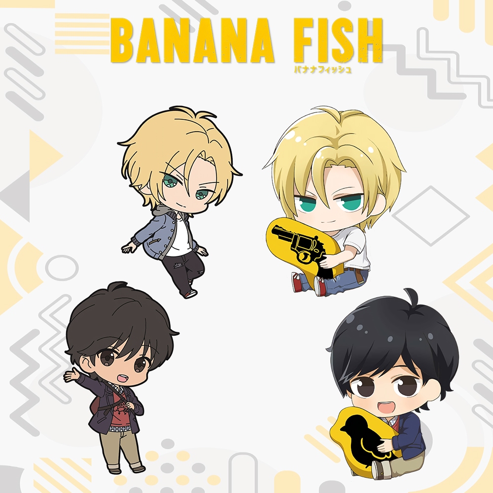 Gantungan Kunci Ash Banana Fish - Keychain Anime Banana Fish