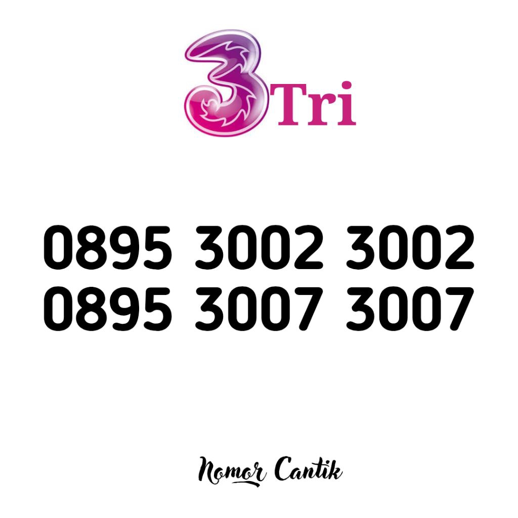 Nomor cantik tri indosat nomer cantik tri indosat no cantik tri indosat minimalis 0895