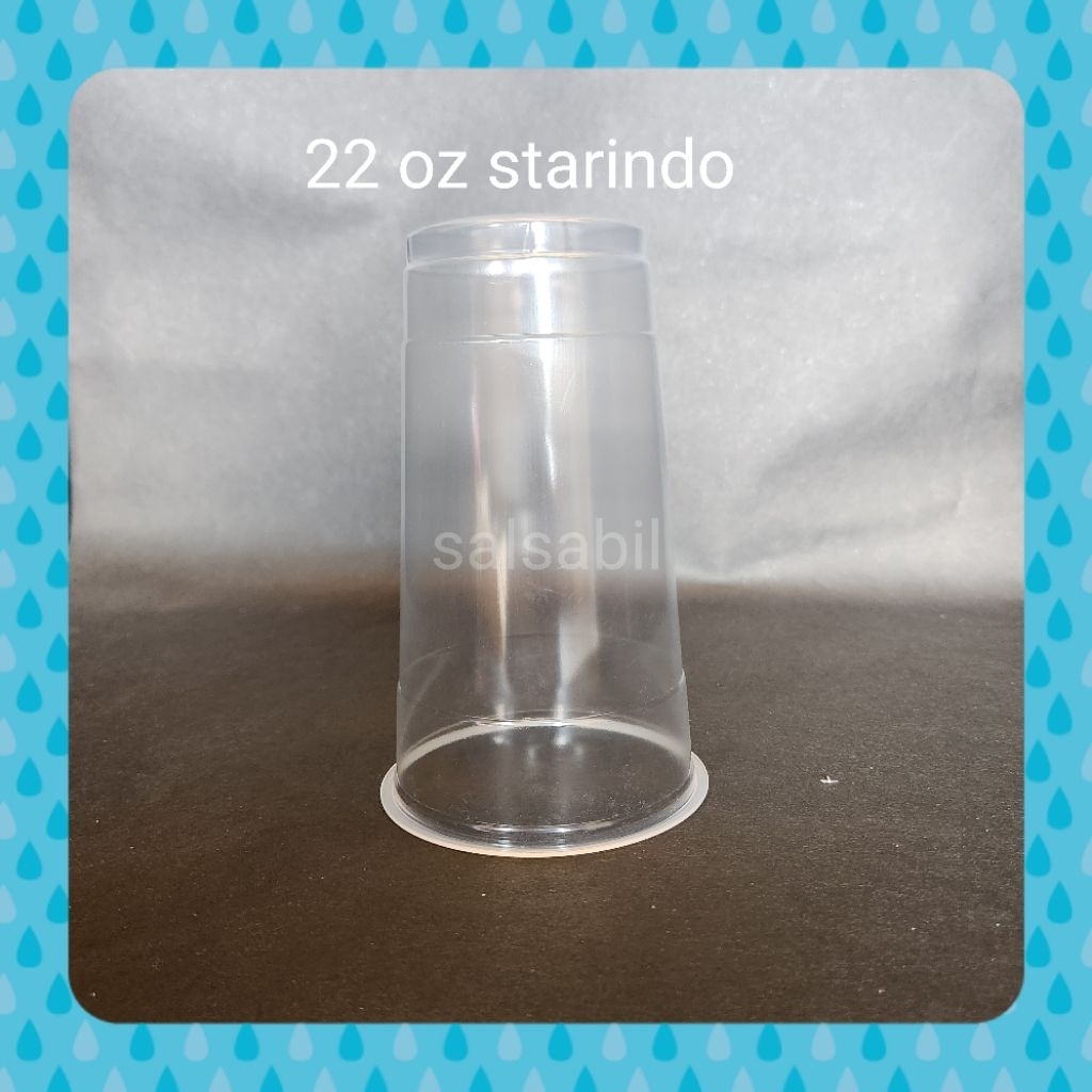 Cup plastik 22oz starindo