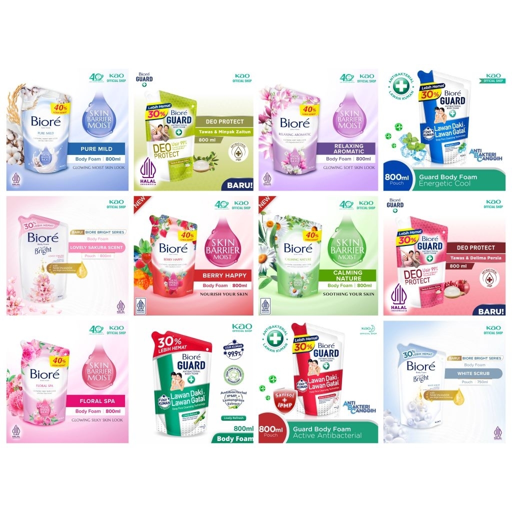 PROMO  BIORE Body Foam 800ml