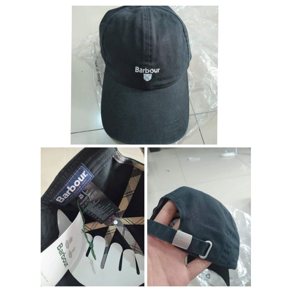 CAP BARBOUR CASCADE BASEBALL BLACK ORIGINAL