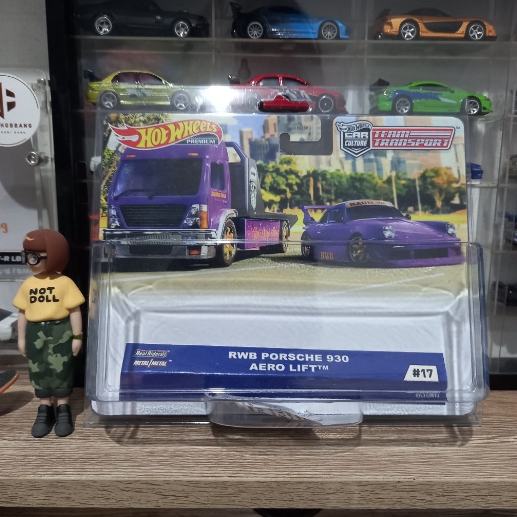 Custom Card RWB Porsche 930 Purple/Ungu Team Transport Hot Wheels Premium