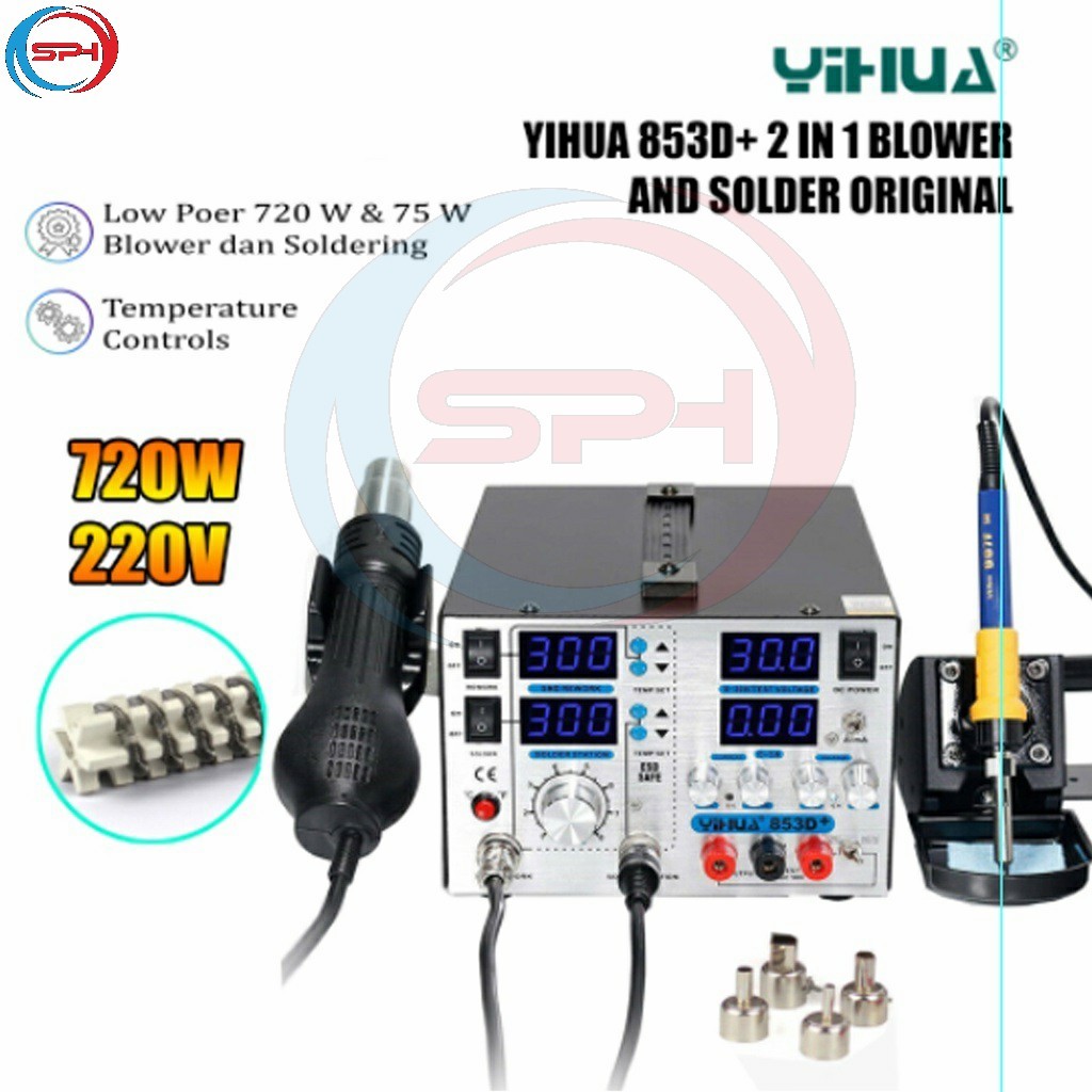 Blower Yihua 853D+ 5A 3In1 Original