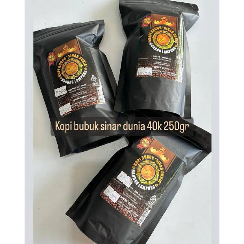 

KOPI LAMPUNG PREMIUM SINAR DUNIA 250 GRAM