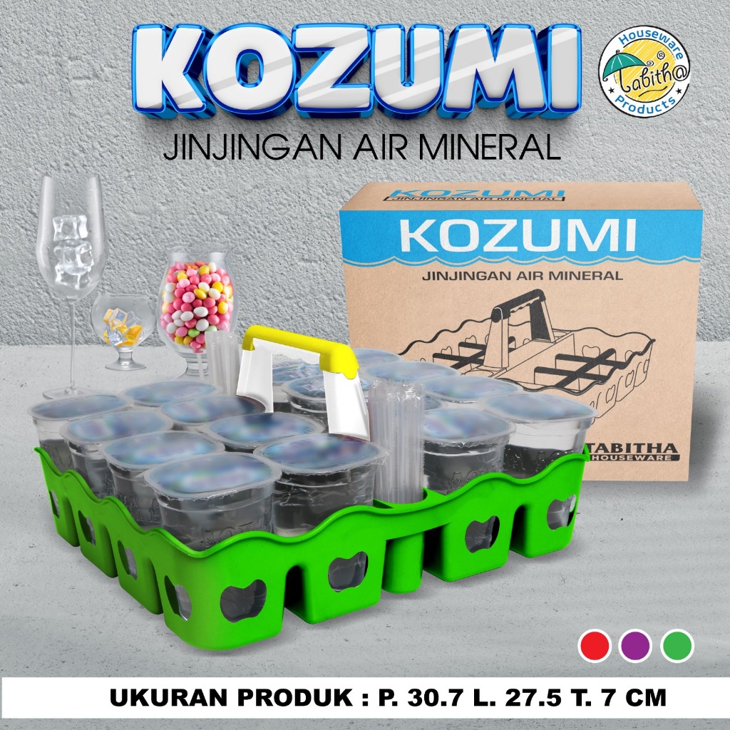 Promo Tabitha Jinjingan Air Mineral Rak Aqua Gelas 8 Lubang Slot Minimalis /Tempat Minum Gelas Wadah