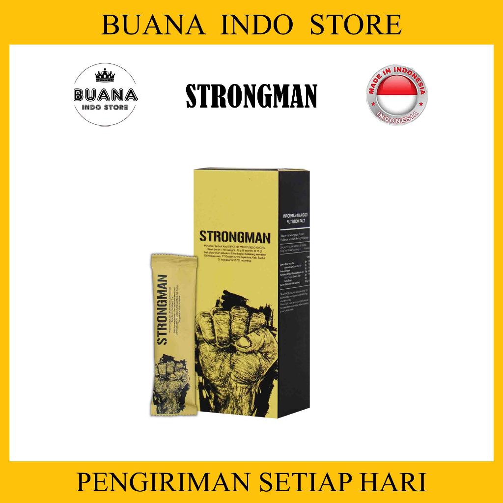 

STRONGMAN minuman kopi Sehat - STRONG MAN Coffee Herbal Original