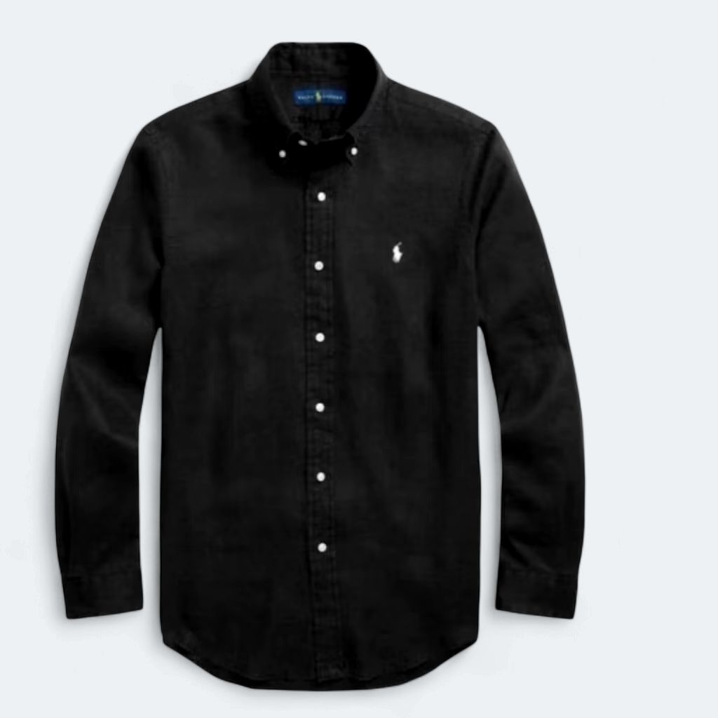 kemeja putih pria lengan panjang polo Ralph Lauren