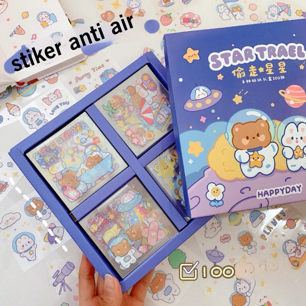 

Stiker Motif Kartun Korea Lucu Anti Air Dekorasi DIY