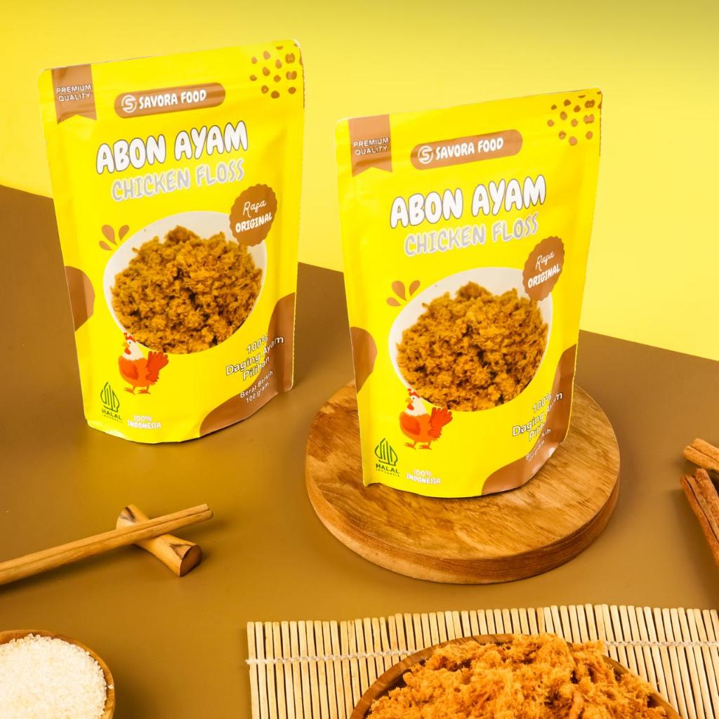 

3pcs Savora Food Abon Ayam Original dan Pedas 100 gr