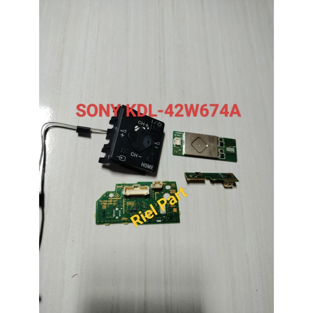 IR SENSOR - TOKBOL MANUAL - MODULE TRANSCEIVER BT WIFI TV LED SONY KDL-42W674A - KDL 42W674A - 42W67