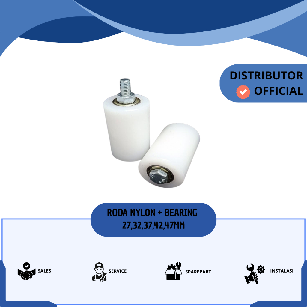 RODA NILON PINTU PAGAR BESI & STAINLESS STEEL