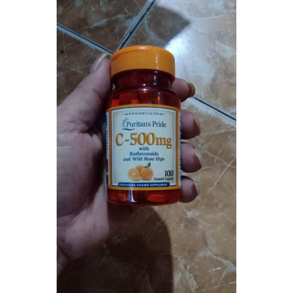 puritan's pride vitamin C 500 mg 100.caplets