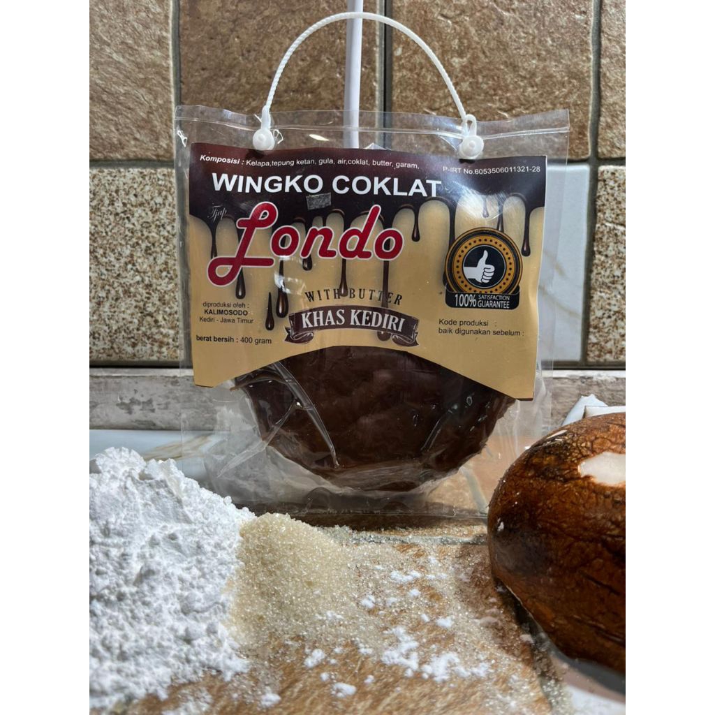 

Wingko Londo Khas Kediri Rasa Coklat