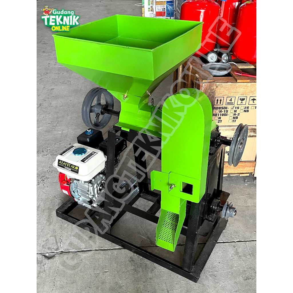 KIM Mesin Kupas Kopi Kering KIM STANDART HIJAU HITAM 104x65x106 KIM / Mesin Giling Pengupas Biji Kul