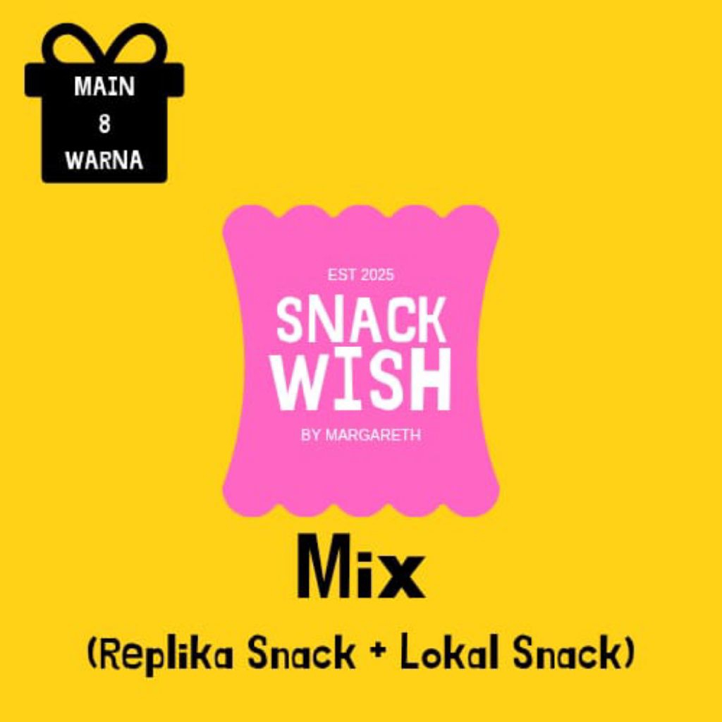 

BLIND POUCH REPLIKA SNACK + SNACK LOKAL BY MARGARETH MAIN 8 WARNA