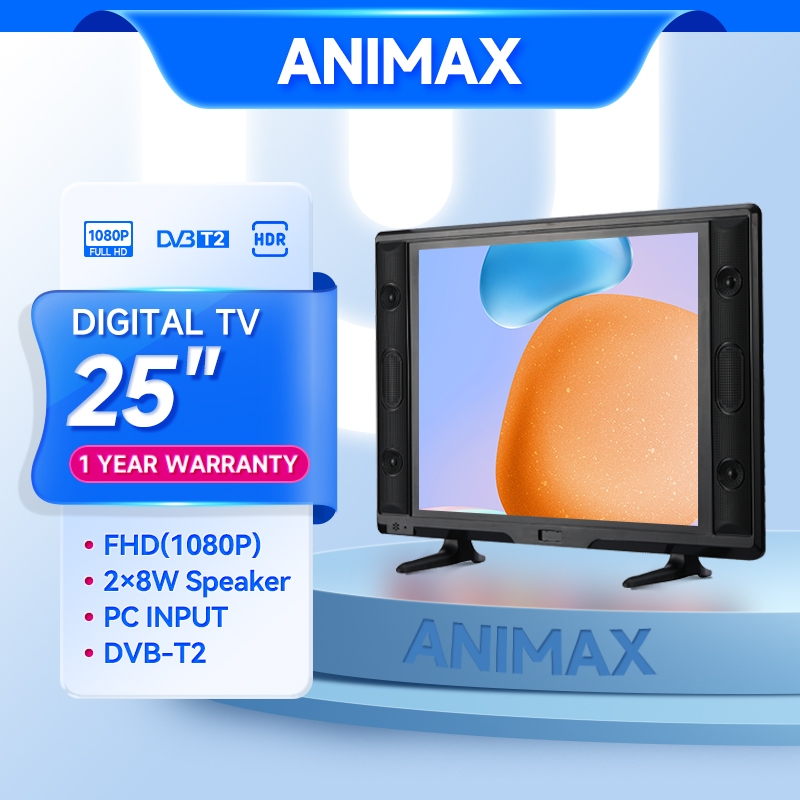 Animax TV Digital 25 Inch Televisi LED TV LED DVBT2 Tahun Garansi