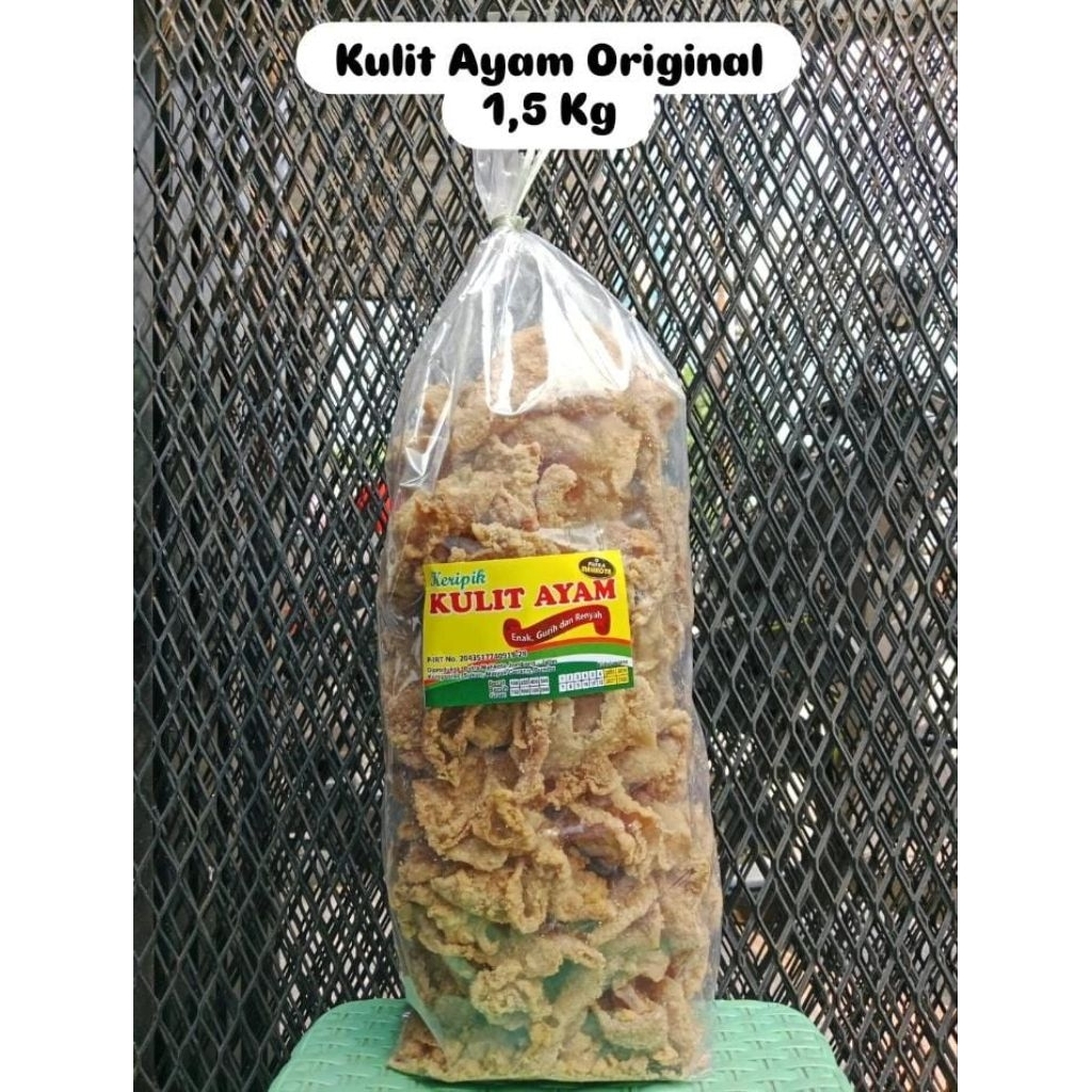 

KRIPIK Kulit Ayam Original 1,5 Kg