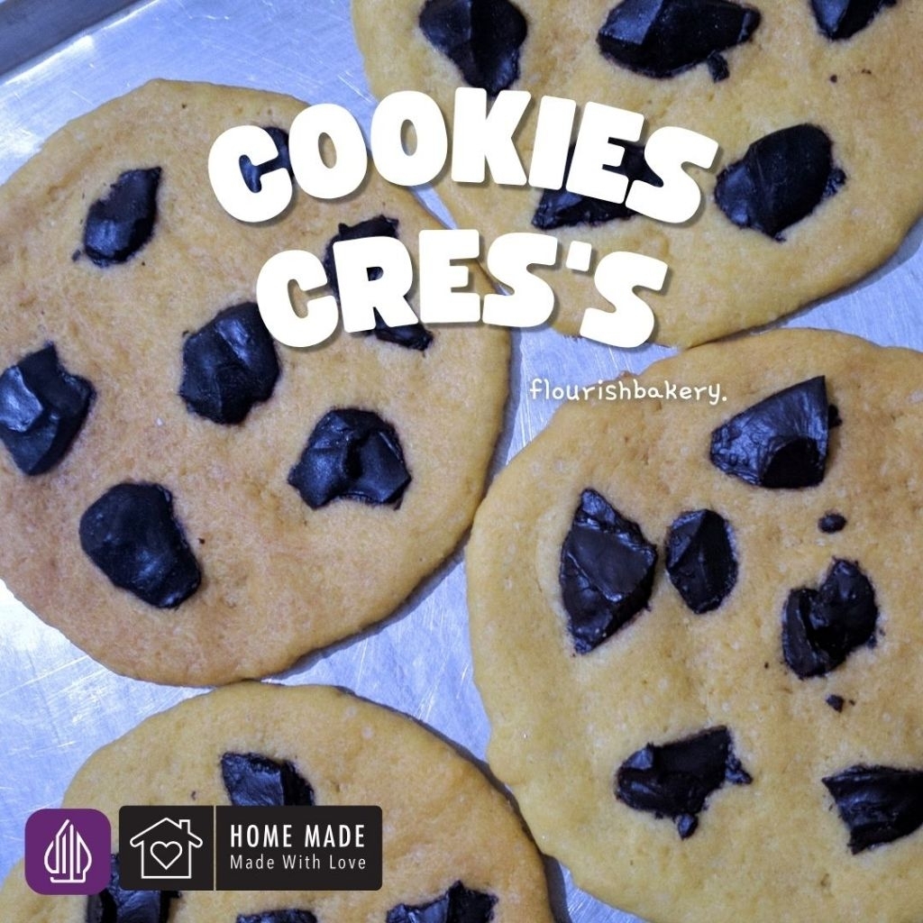 

Cookies Cres's// Cookies coklat, cookies renyah, biskuit, kukis//by. flourishbakery.