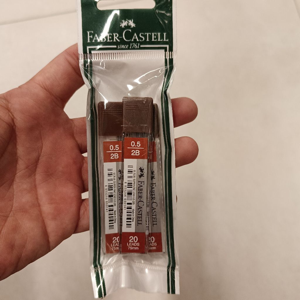 

Faber Castell Separe Lead 2B 0,5 MM ( 3 Pcs) / Bks