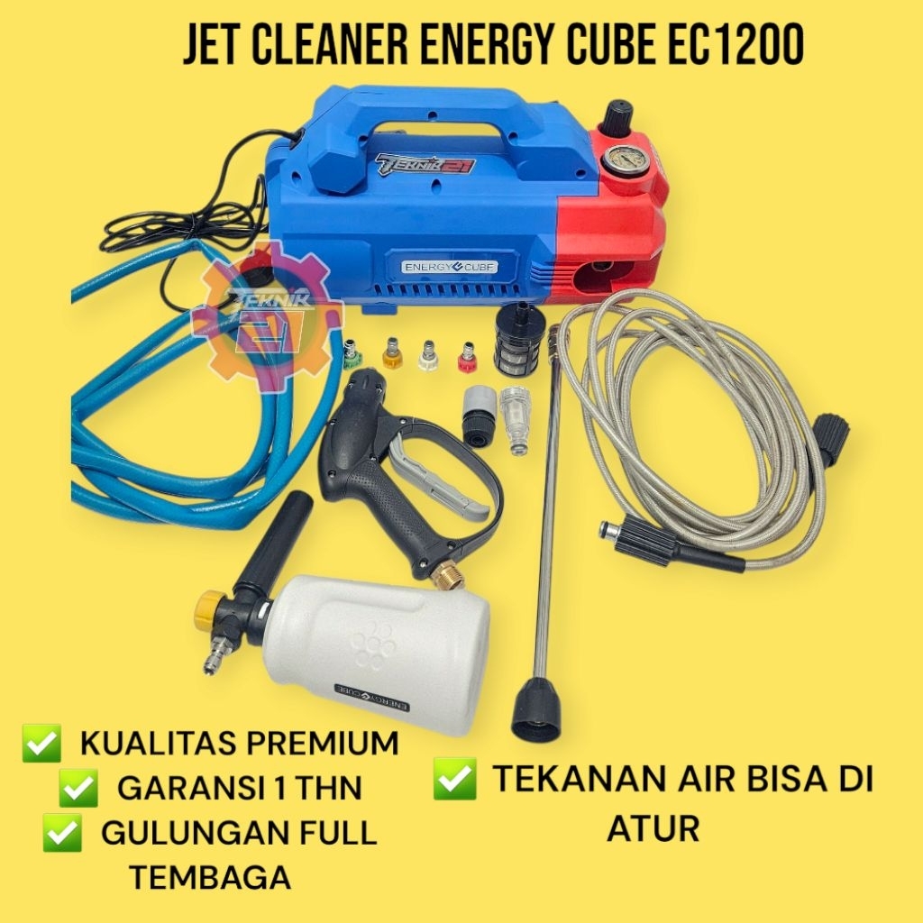 MESIN JET CLEANER ENERGY CUBE MESIN STEAM LISTRIK ENERGY CUBE EC1200 JET CLEANER PREMIUM